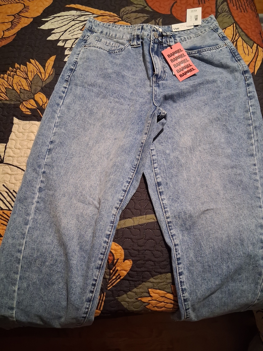 YMI Light Blue Men's Relaxed Barrel Jeans